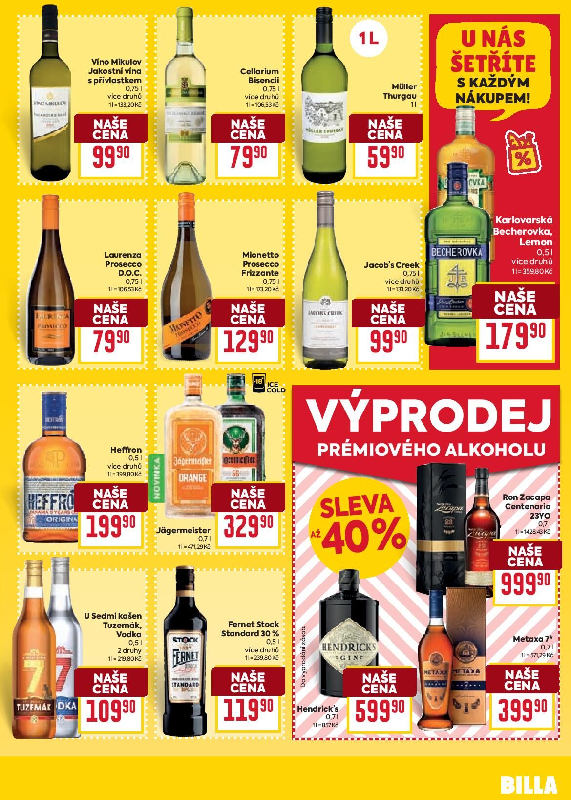 od středy BILLA strana 15