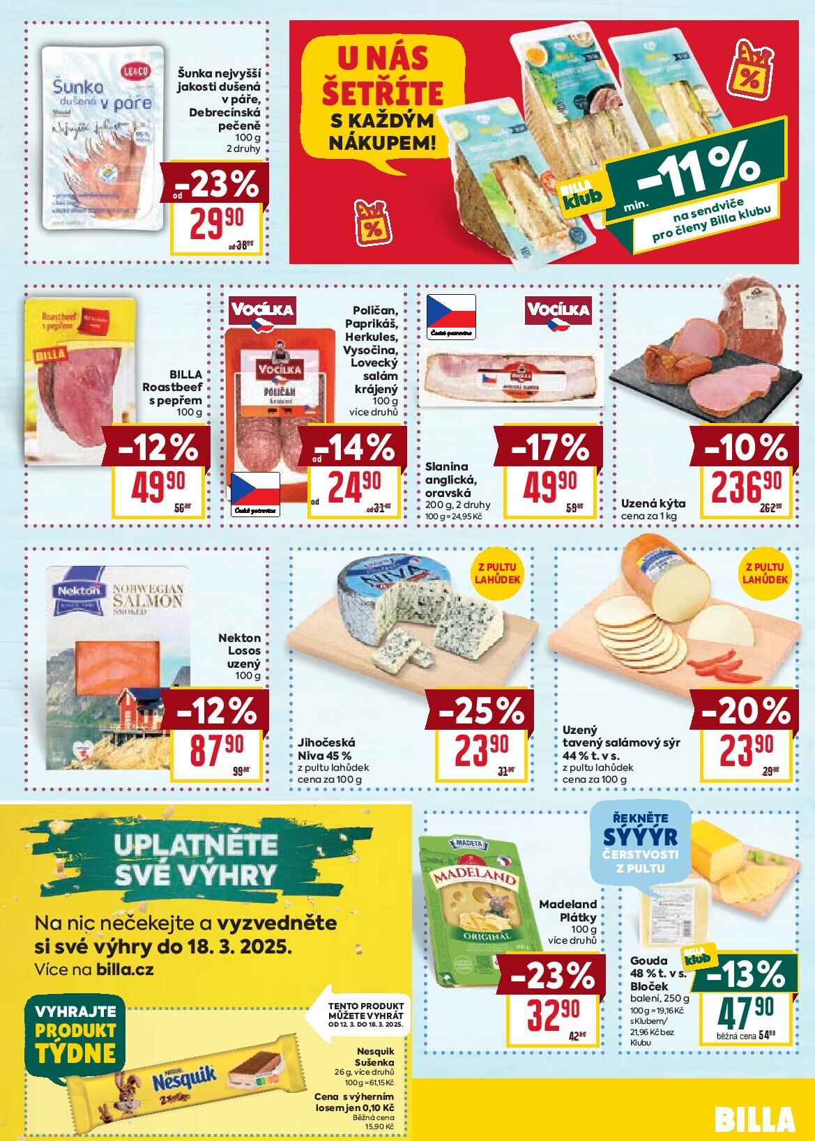 od středy BILLA strana 7