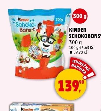 Kinder Schoko-Bons 300 g - Penny Market aktualniletaky.eu
