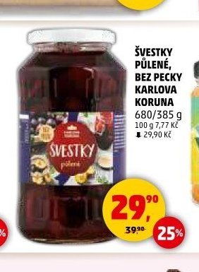 ŠVESTKY PŮLENÉ KARLOVA KORUNA - Penny Market aktualniletaky.eu