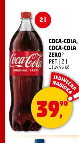 Coca-Cola, Coca-Cola Zero - Penny Market aktualniletaky.eu