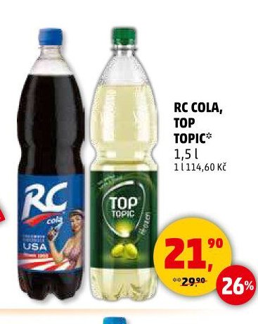 RC Cola, Top Topic - Penny Market aktualniletaky.eu