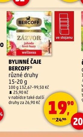 BYLINNÉ ČAJE BERCOFF* různé druhy - Penny Market aktualniletaky.eu