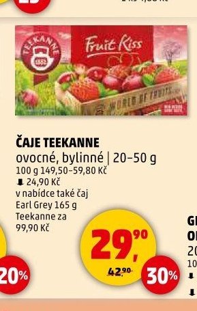 ČAJE TEEKANNE ovocné, bylinné - Penny Market aktualniletaky.eu