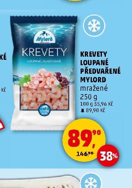 Krevety loupané předvařené Mylord - Penny Market aktualniletaky.eu