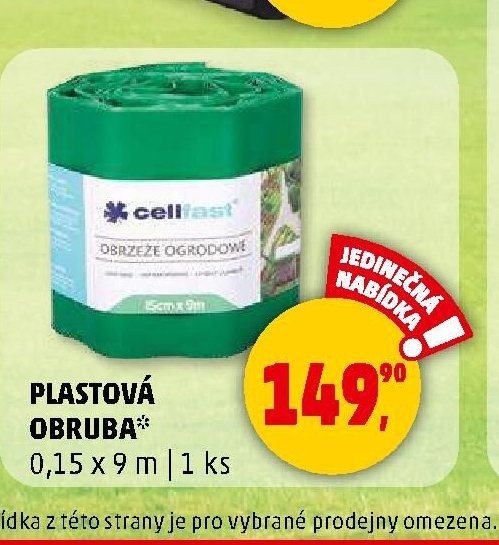 Plastová obruba - Penny Market aktualniletaky.eu