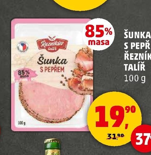 Šunka s pepřem Řezníkův talíř - Penny Market aktualniletaky.eu