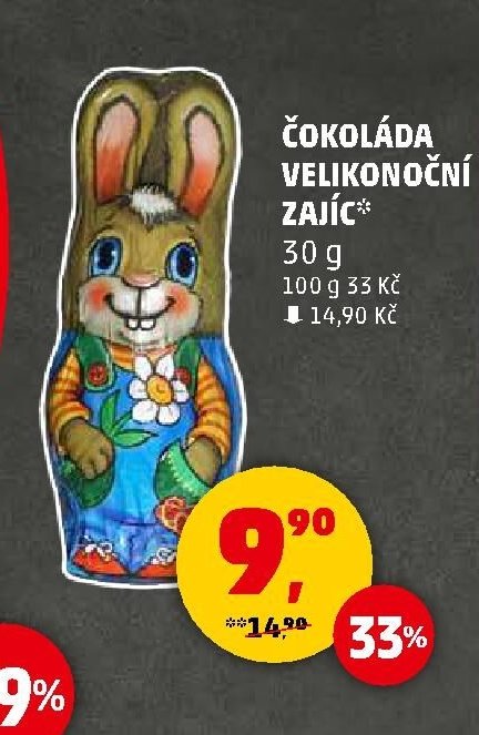 Čokoláda velikonoční zajíc 30 g - Penny Market aktualniletaky.eu