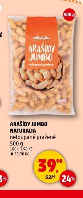 Arašídy Jumbo Naturalia - Penny Market aktualniletaky.eu