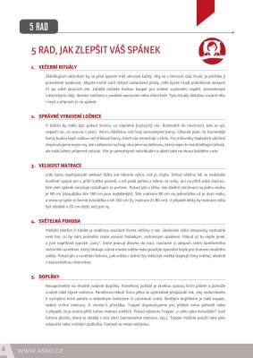 ASKO NÁBYTEK leták - Nakažlivě dobrý spánek strana 8