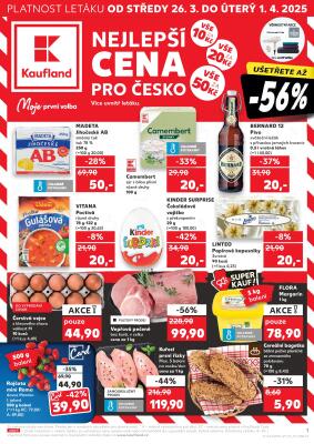 aktuální leták Kaufland 26.3.2025-1.4.2025