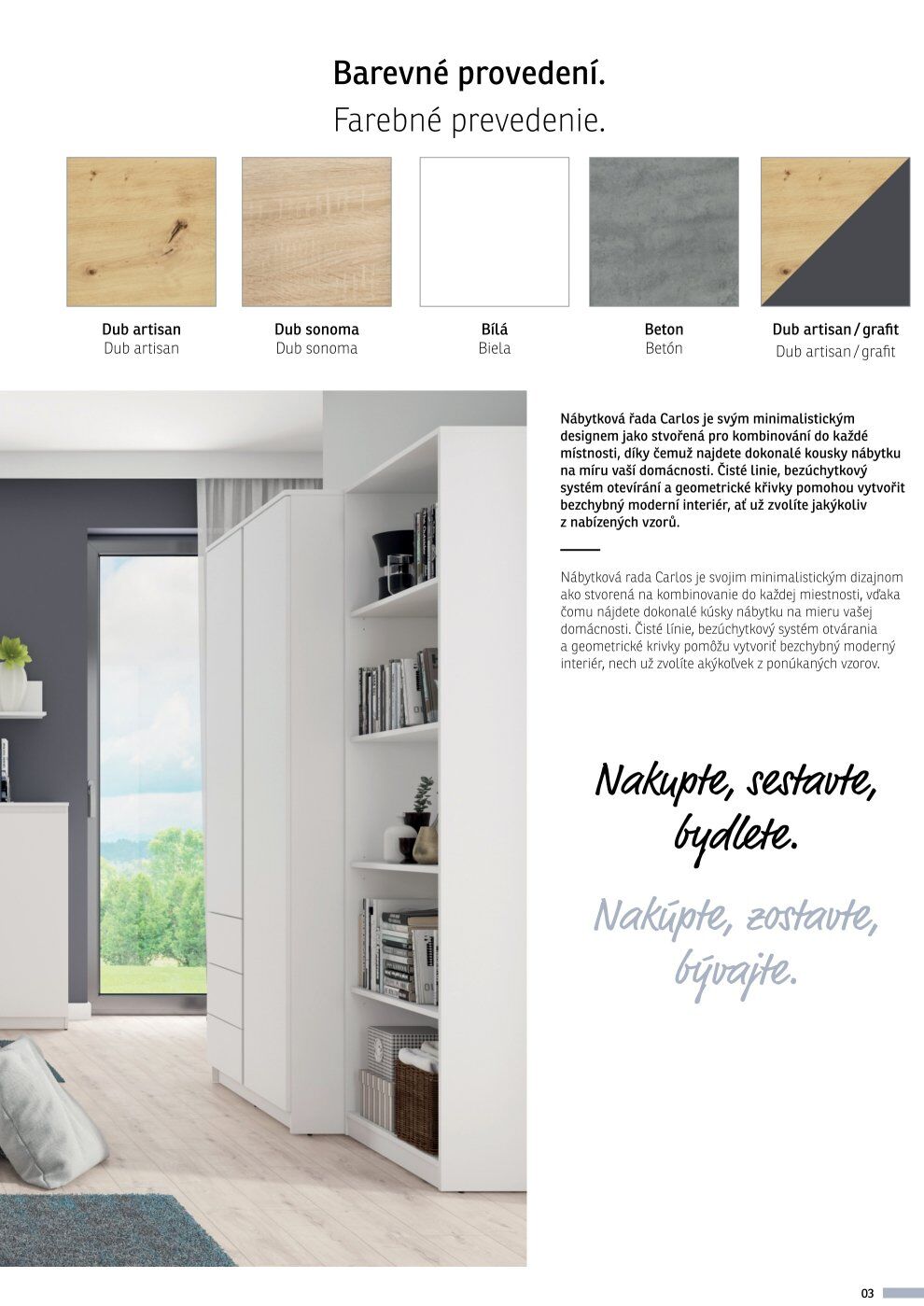 ASKO nábytek leták - Program Carlos ASKO strana 3