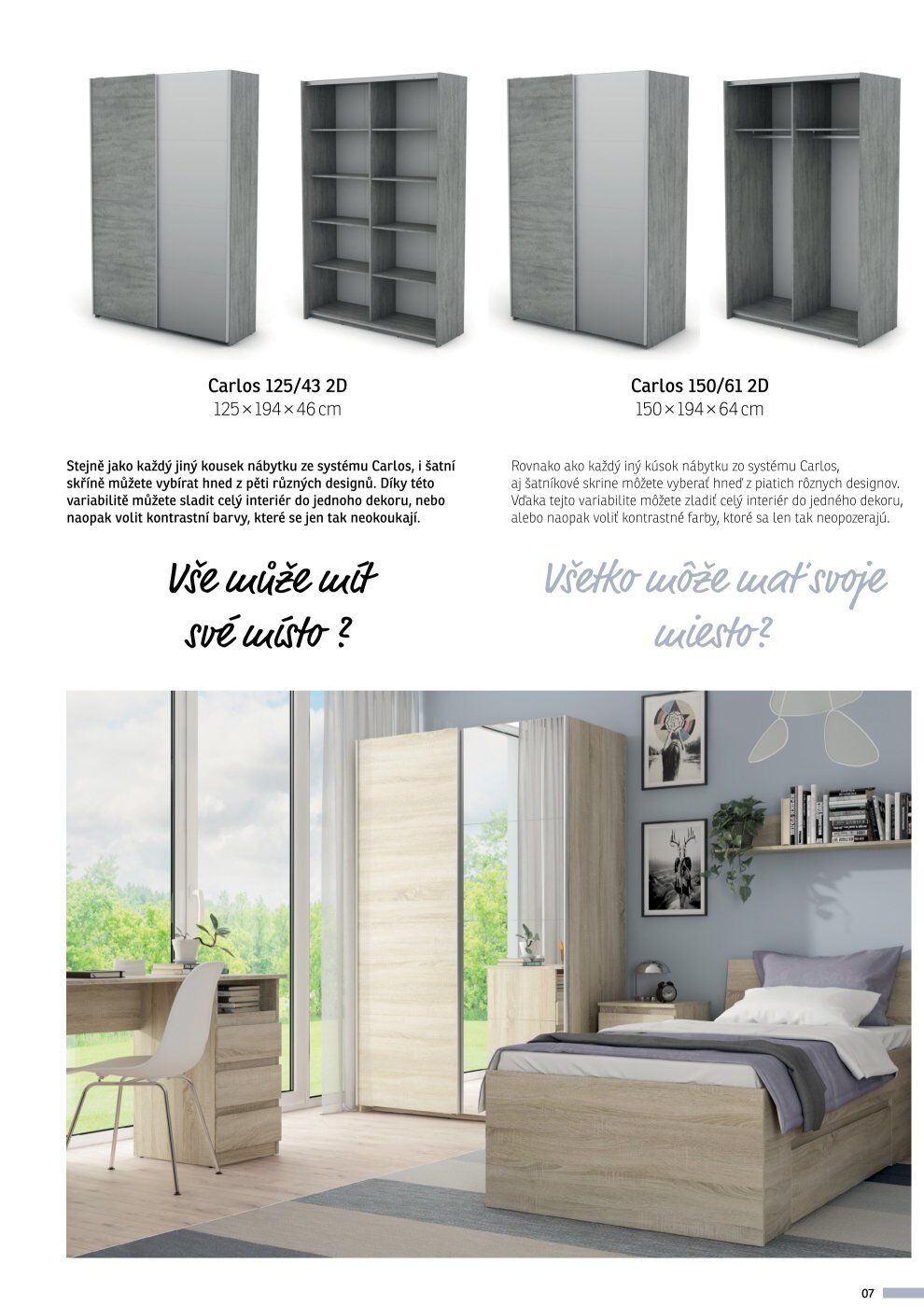 ASKO nábytek leták - Program Carlos ASKO strana 7