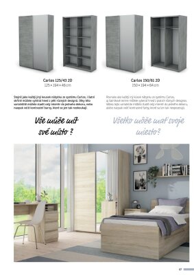 ASKO nábytek leták - Program Carlos strana 7