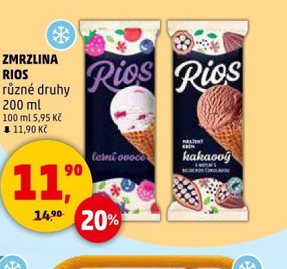 ZMRLZINA RIOS různé druhy 200 ml - Penny Market aktualniletaky.eu