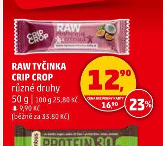 RAW TYČINKA CRIP CROP - Penny Market aktualniletaky.eu
