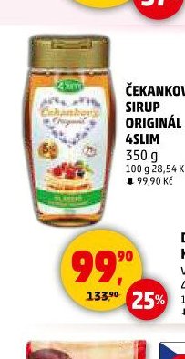 ČEKANKOVÝ SIRUP 4SLIM - Penny Market aktualniletaky.eu