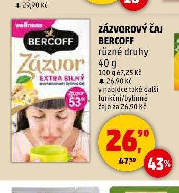 ZÁZVOROVÝ ČAJ BERCOFF - Penny Market aktualniletaky.eu