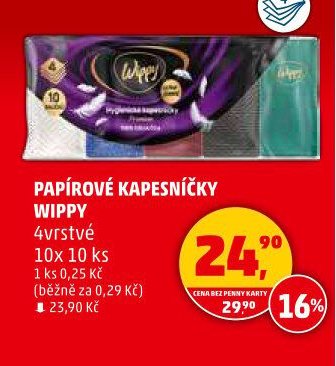 PAPÍROVÉ KAPESNÍČKY WIPPY 4vrstvé - Penny Market aktualniletaky.eu
