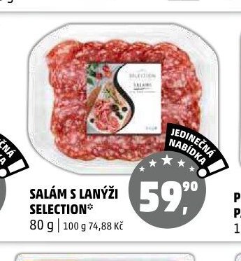 Salám s lanýži Selection - Penny Market aktualniletaky.eu
