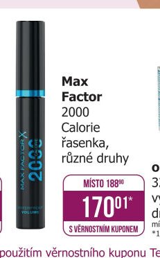 Max Factor 2000 Calorie řasenka, různé druhy - Teta drogerie aktualniletaky.eu