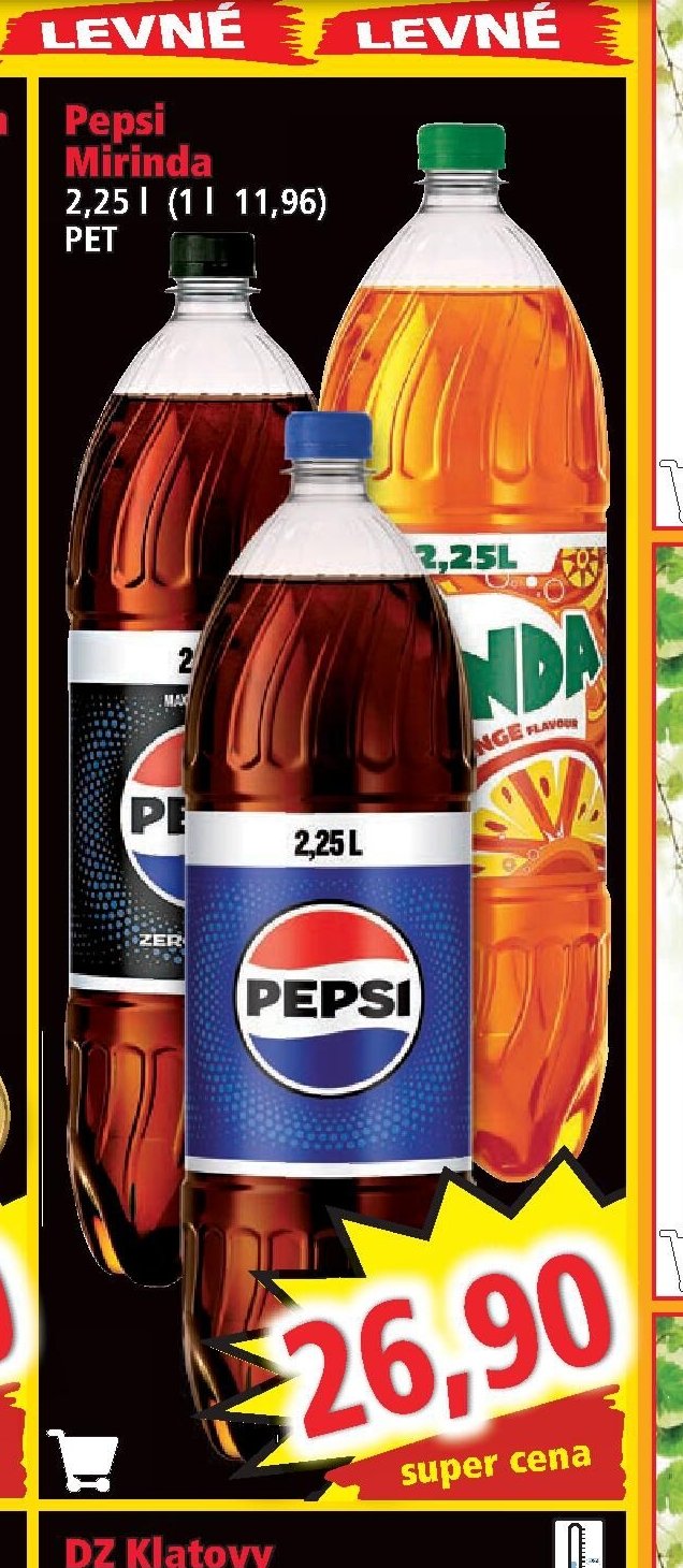 Pepsi / Mirinda 2,25 l - Norma aktualniletaky.eu