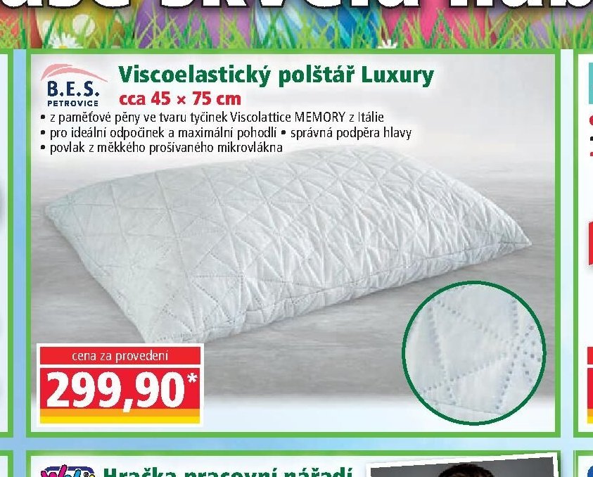 Viscoelastický polštář Luxury - Norma aktualniletaky.eu
