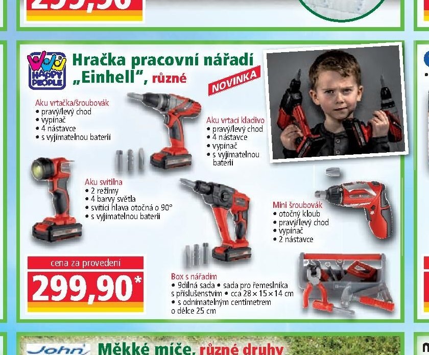 Hračka pracovní nářadí Einhell - Norma aktualniletaky.eu