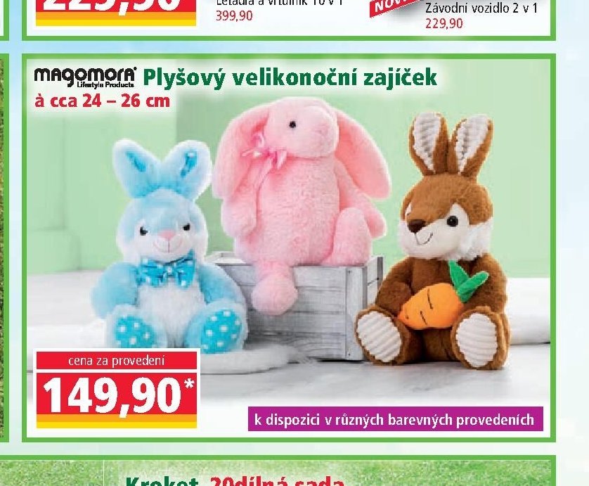 Plyšový velikonoční zajíček - Norma aktualniletaky.eu