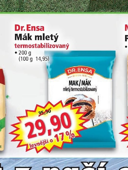 Dr. Ensa Mák mletý - Norma aktualniletaky.eu