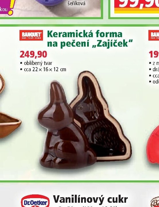 BANQUET Keramická forma na pečení Zajíček - Norma aktualniletaky.eu