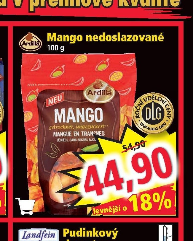 Mango nedoslazované - Norma aktualniletaky.eu