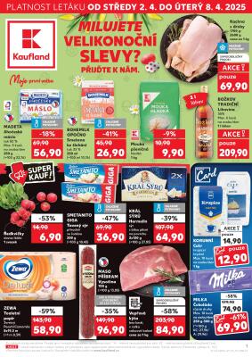 aktuální leták Kaufland 2.4.2025-8.4.2025