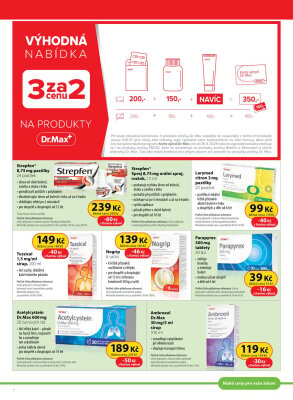 aktuální leták Dr. Max 1.4.2025-30.4.2025