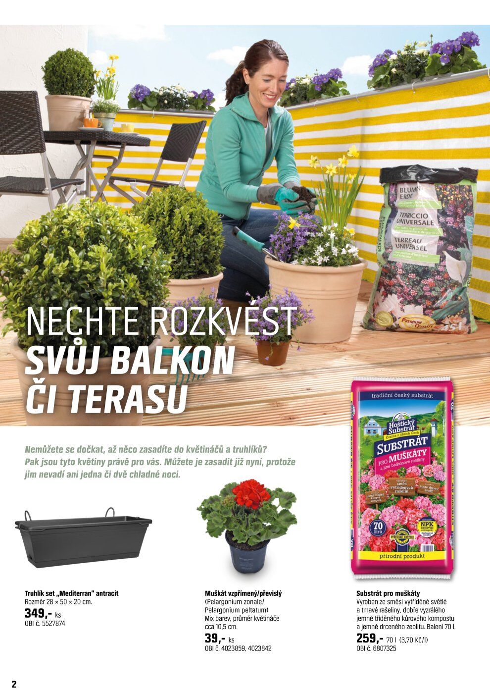 OBI katalog - Dokážete cokoli na své zahradě OBI strana 2