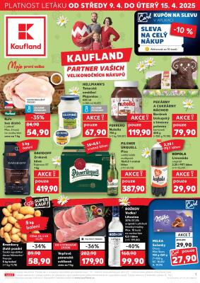 aktuální leták Kaufland 9.4.2025-15.4.2025