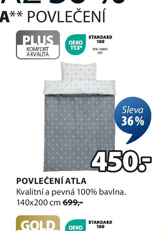 Povlečení ATLA - Jysk aktualniletaky.eu