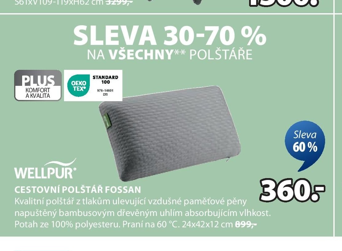 Cestovní polštář FOSSAN - Jysk aktualniletaky.eu