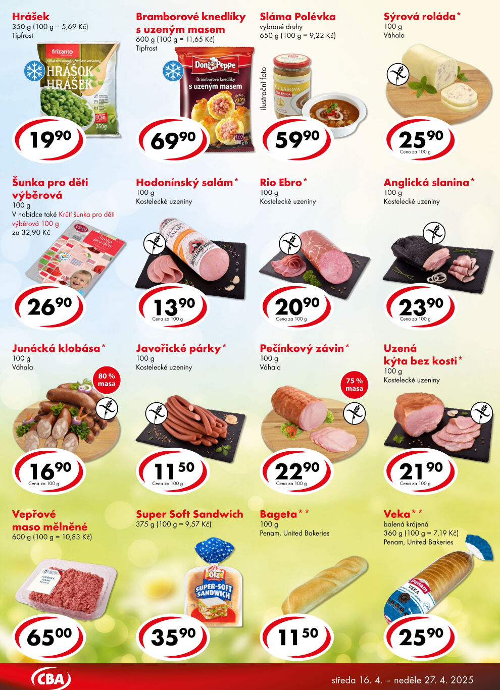 CBA Potraviny leták CBA strana 3