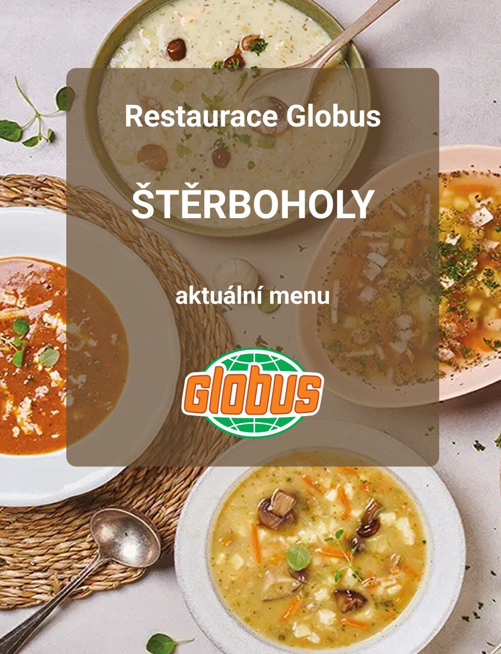 Globus restaurace - Praha Štěrboholy Globus strana 1