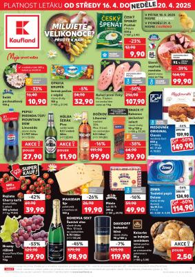 Kaufland leták - Milujete Velikonoce? strana 1