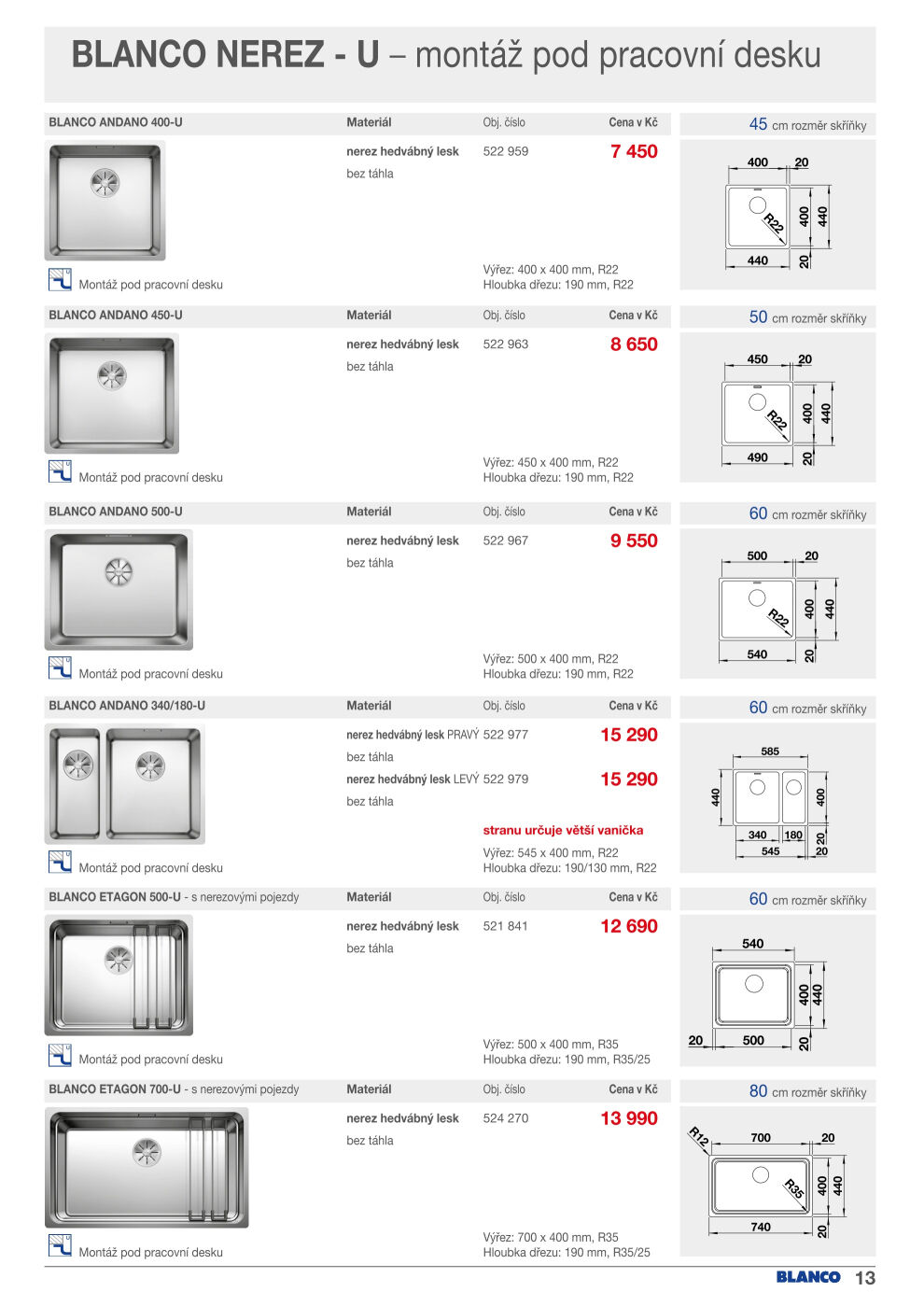 ASKO nábytek leták - Blanco ASKO strana 13