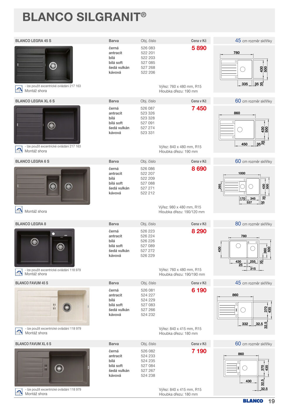 ASKO nábytek leták - Blanco ASKO strana 19