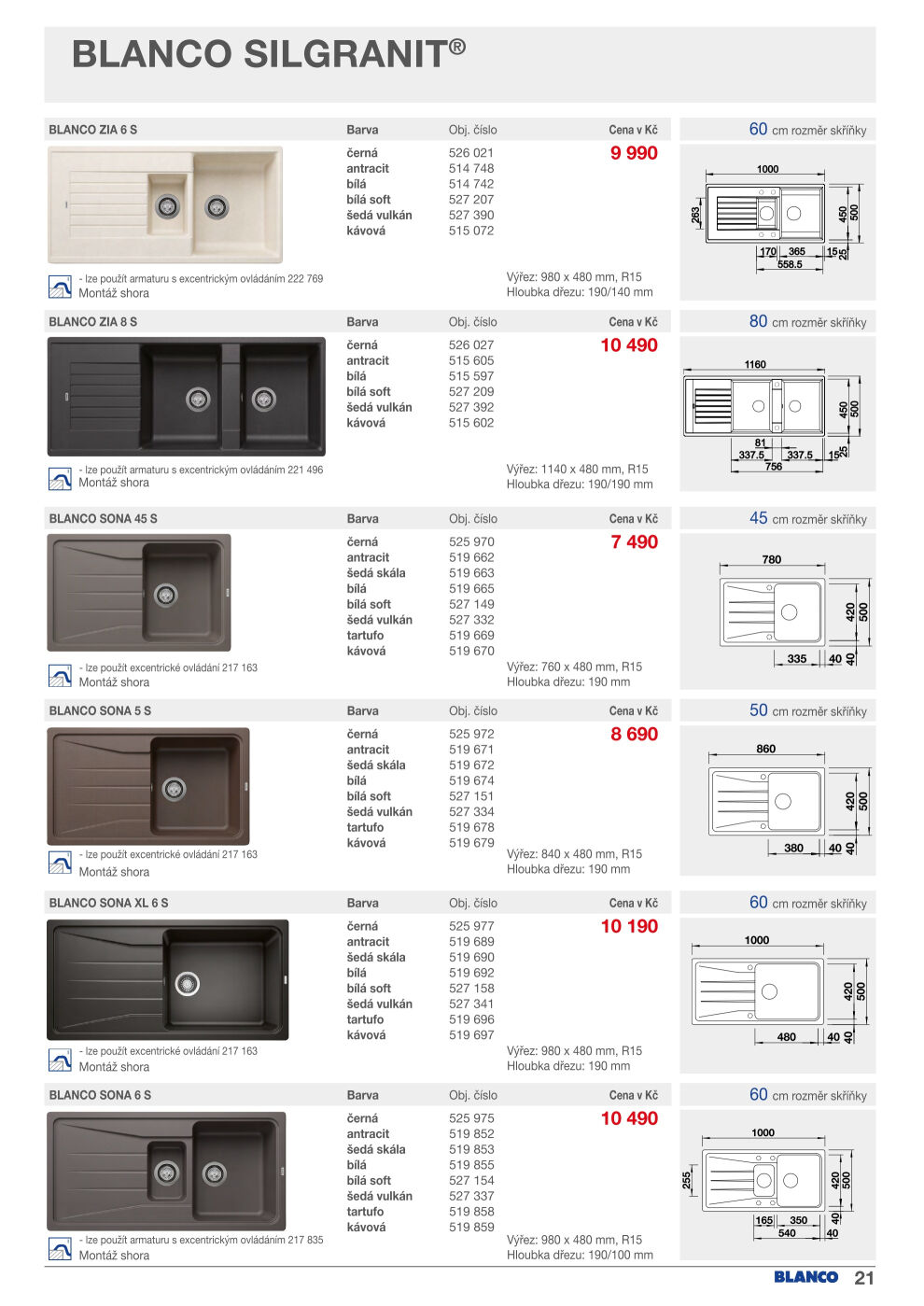 ASKO nábytek leták - Blanco ASKO strana 21
