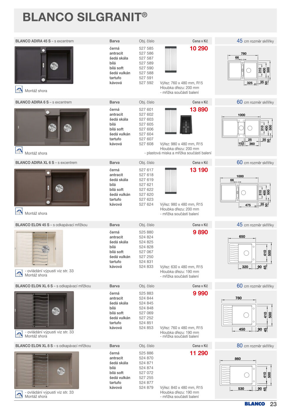 ASKO nábytek leták - Blanco ASKO strana 23