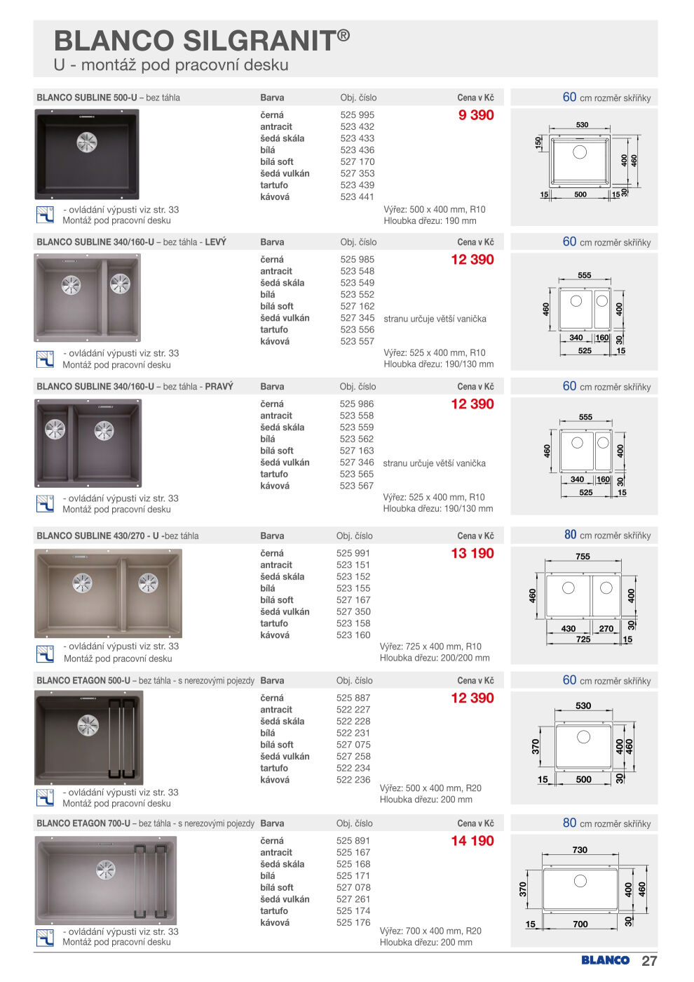 ASKO nábytek leták - Blanco ASKO strana 27