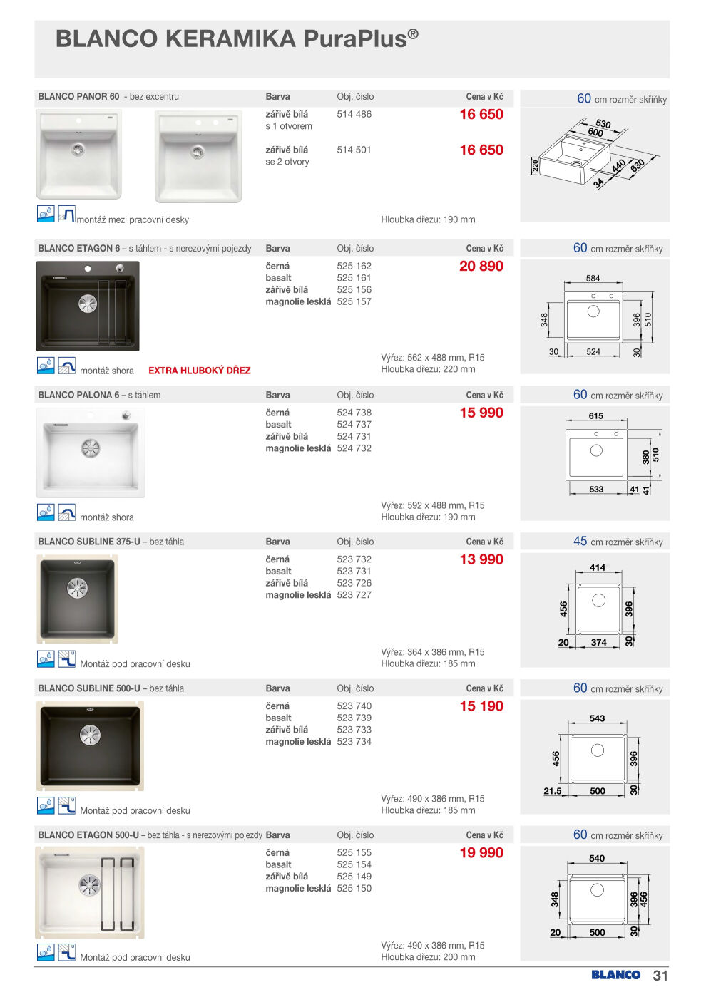 ASKO nábytek leták - Blanco ASKO strana 31