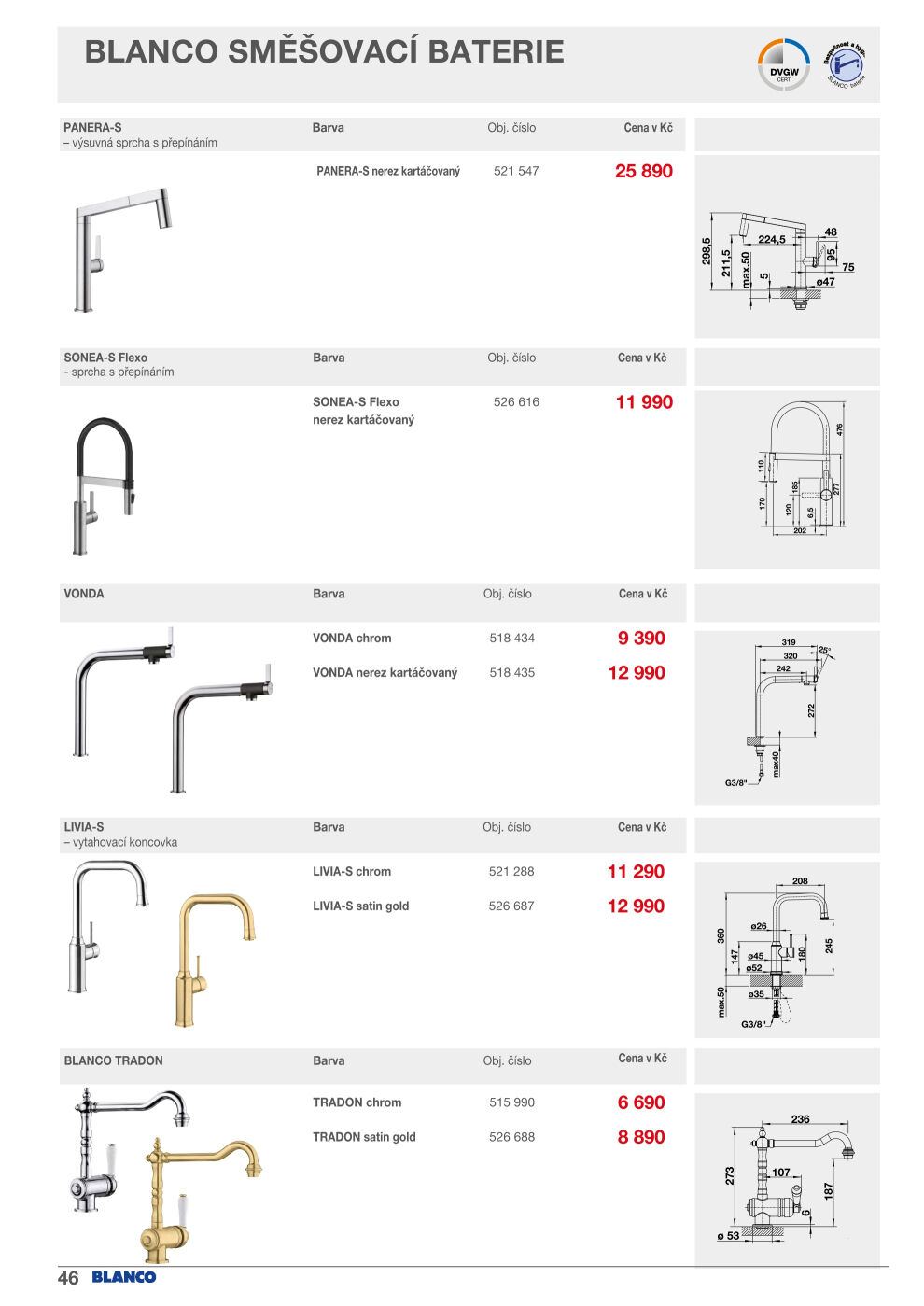ASKO nábytek leták - Blanco ASKO strana 46