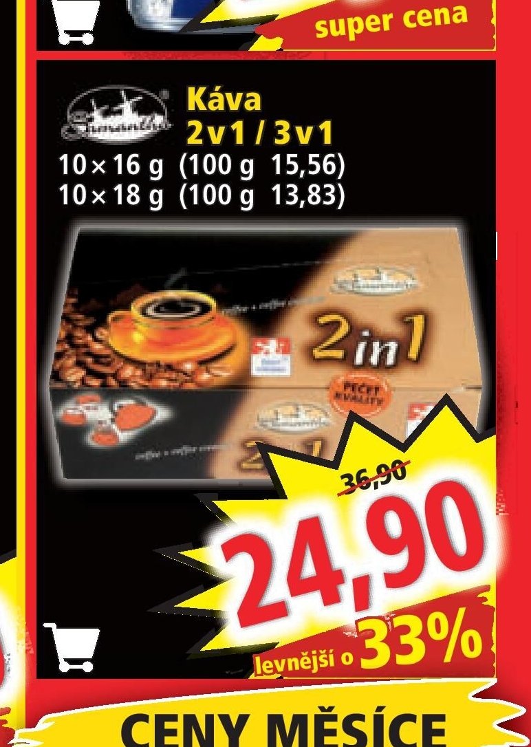 Káva 2v1/3v1 - Norma aktualniletaky.eu