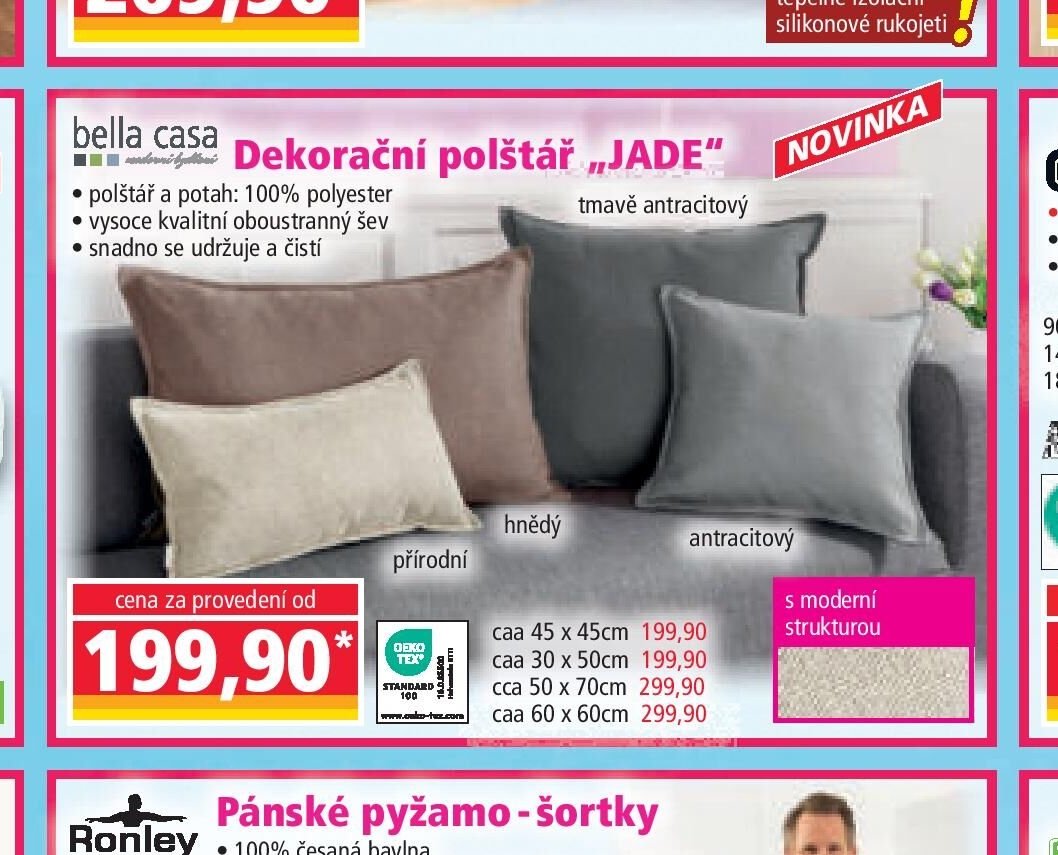 Dekorační polštář „JADE“ - Norma aktualniletaky.eu